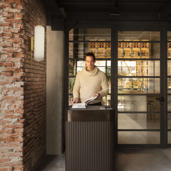 Slide Design Empfangstresen Cordinale Welcome