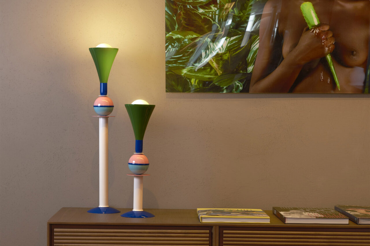 Slide Design Tischlampe Carmen
