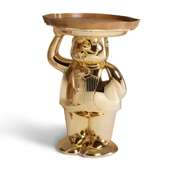 Slide Design Beistelltisch Ambrogio chrome-gold