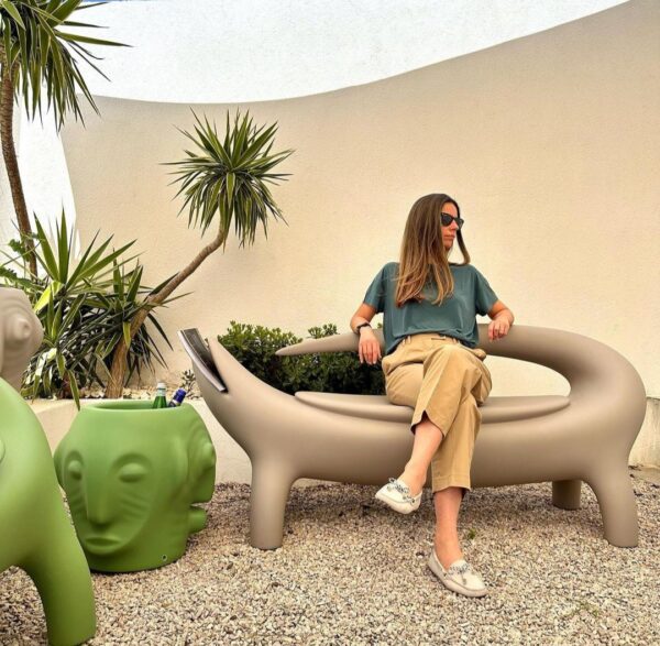 Slide Design Loungesofa Big Kroko "Green Collection"