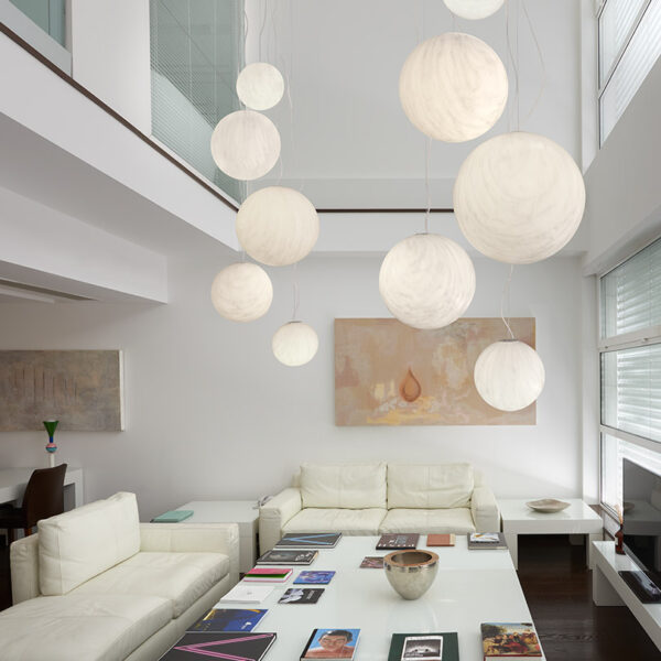 Slide Design Hängelampe Mineral